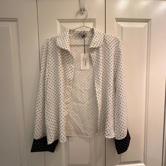 Polka Dot Button Up | Size 4 - Picture 2 of 3
